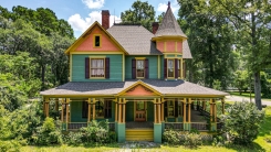 Exterior view of old mansion 