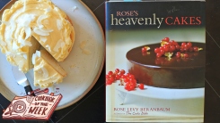 Rose's Heavenly Cakes cookbook next to a cake.