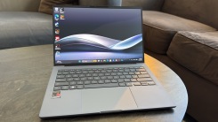 An Asus Zenbook A14 laptop