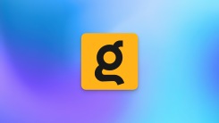 Kagi's logo against a gradient background.