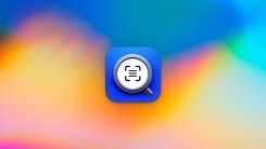 Text Lens' logo against a gradient background.