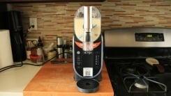 Ninja Slushi on a kitchen counter top.