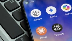 different AI apps on smartphone