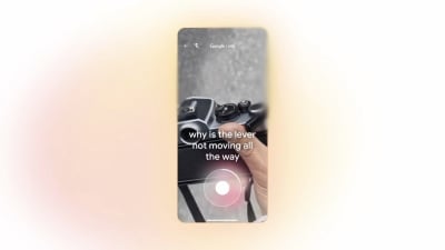 Using Google Lens to record a video and ask why a camera level is not moving all the way