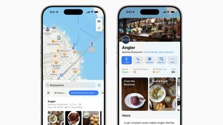 apple maps michelin feature