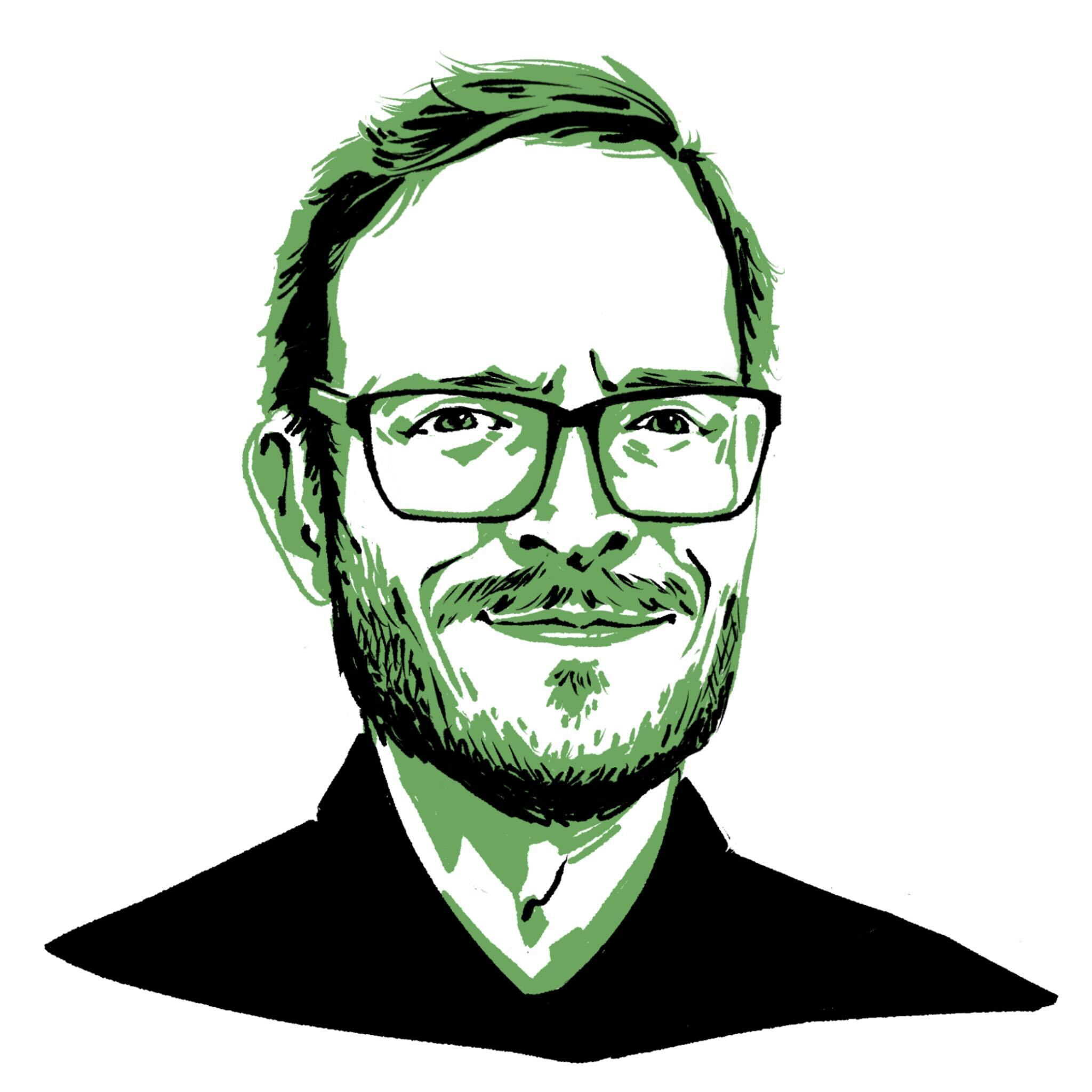 Joel Cunningham author illustration