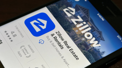 zillow app open on a smartphone