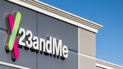 23andMe sign on a building