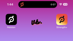 Peloton apps on phone