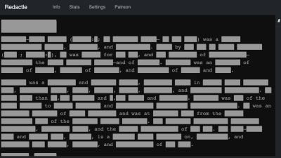 Redactle screenshot