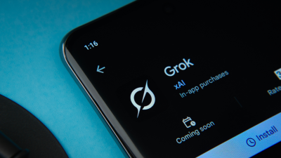 Grok app on a smartphone