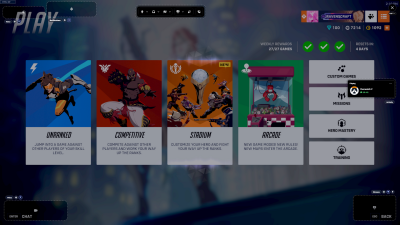 The new Discord overlay as seen while playing Overwatch 2
