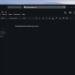 A Google Docs document in Safari on Mac, but it's in the dark mode. The document says simple "this document is as dark as my soul" 