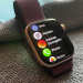 Apple Watch showing the Peloton apps