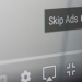 YouTube interface showing the "skip ad" option